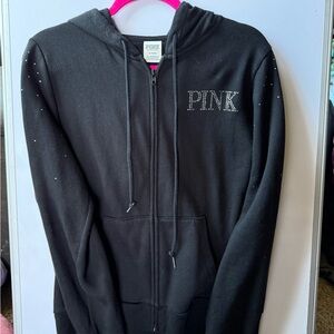 PINK Victoria's Secret Black Kids Hoodie